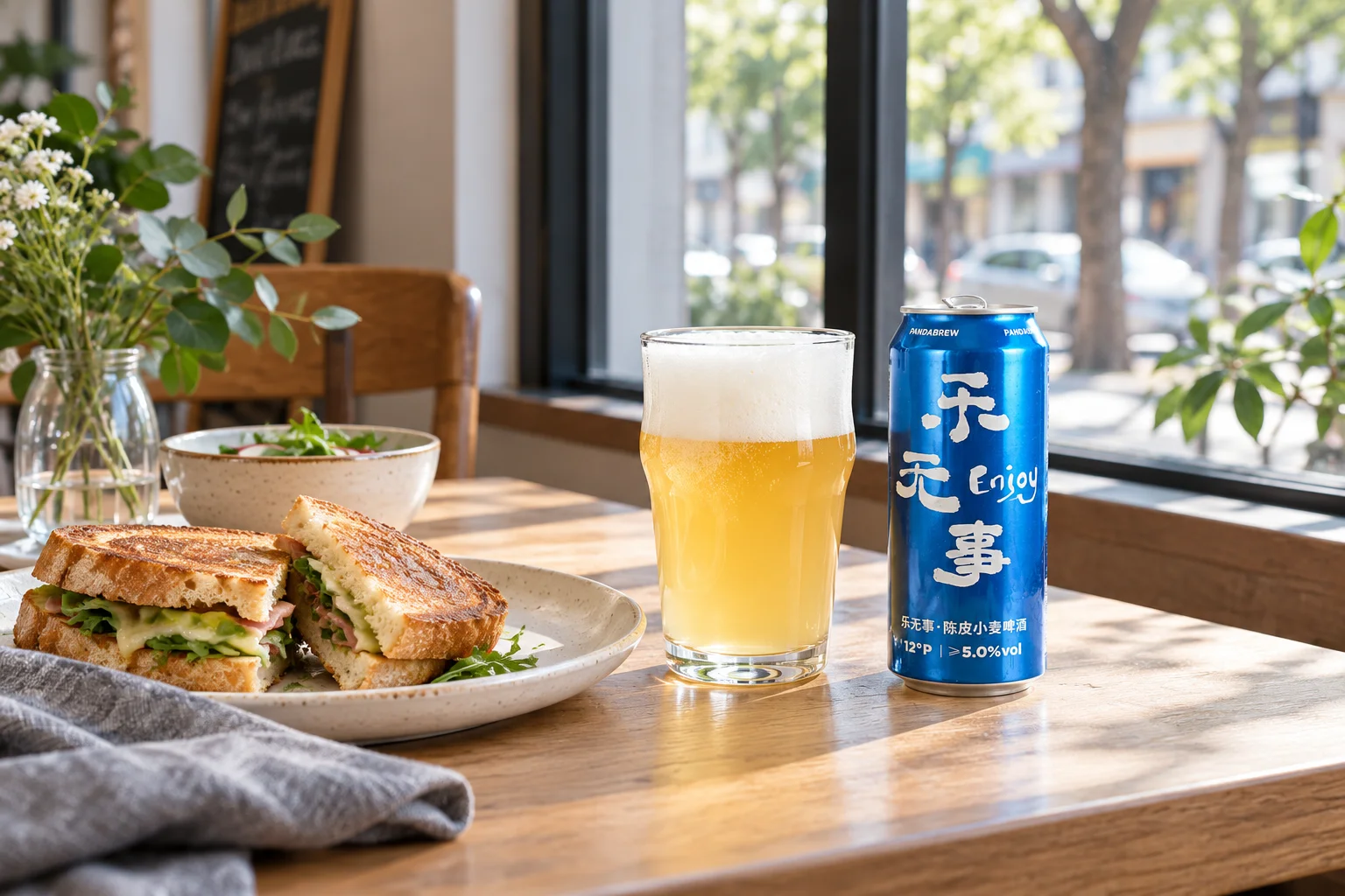 乐无事搭配简餐的创意场景